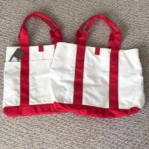 Two Tote Bags. Great for the beach, summer fun and shopping.